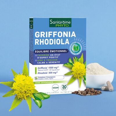 Griffonia Rhodiola - 30 gélules