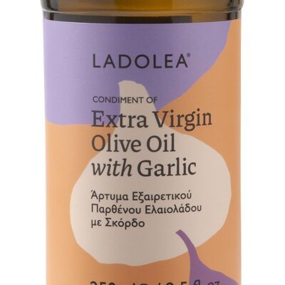Huile d'olive extra vierge à l'ail
Verre 250ml