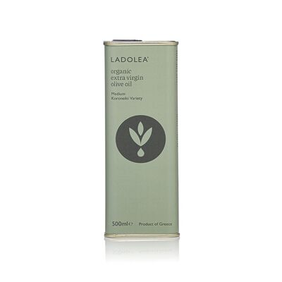 Organic Extra Virgin Olive Oil, Medium Fruity - Koroneiki Single Variety, 500ml Tin