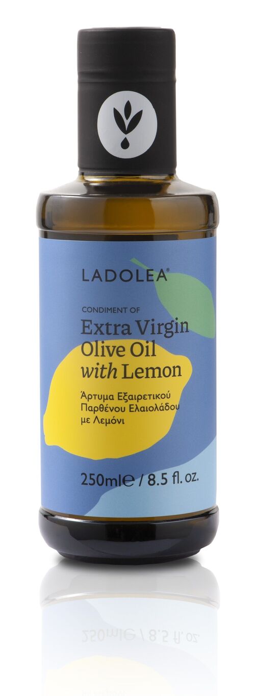 Extra Virgin Olive Oil with Lemon 250ml Glass