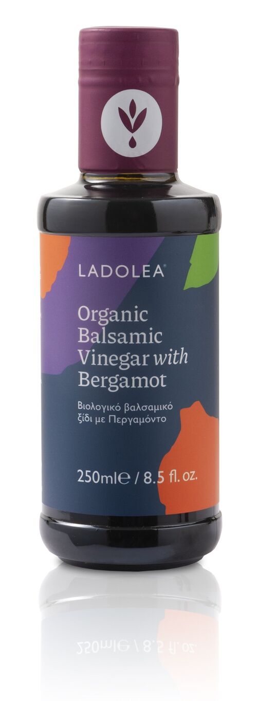 Organic Balsamic Vinegar with Bergamot 250ml Glass