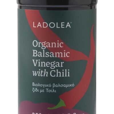Organic Balsamic Vinegar with Chili 250ml Glass