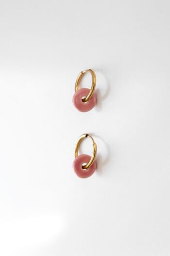 Boucles d'oreilles MINI LAIT 1