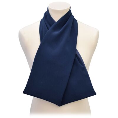 Protezione per abbigliamento con sciarpa incrociata - blu navy