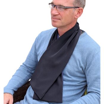 Protège-Vêtements Cross Scarf - Charcoal Black 5