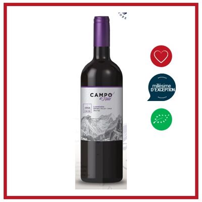 Campo de Hielo "Carmenere " - Vin étranger Chili - Vin Chilien Rouge  - Millésime 2018