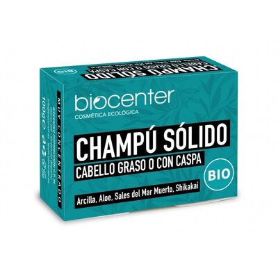 CHAMPÚ SÓLIDO CABELLO GRASO ARCILLA ALOE SHIKAKAI, BIO VEGAN