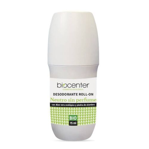 DESODORANTE ROLL ON NEUTRO SIN PERFUME BIO VEGAN ECOFRIENDLY