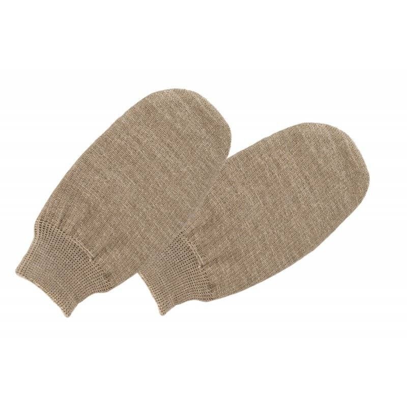 GUANTO ESFOLIANTE LINO HAMMAM BIO VEGAN ECOLOGICO