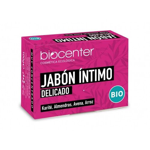 JABÓN ÍNTIMO SÓLIDO DELICADO KARITÉ AVENA ARROZ, BIO VEGAN