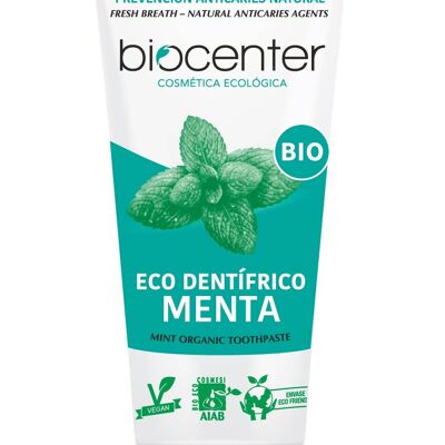 PASTA DE DIENTES MENTA Y TOMILLO BIO VEGAN ECO SIN FLUOR