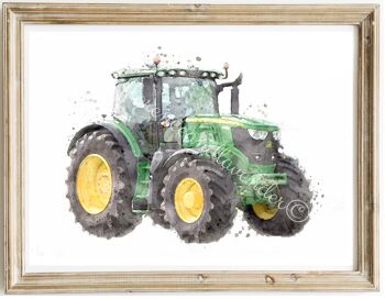 Impression de tracteur John Deere