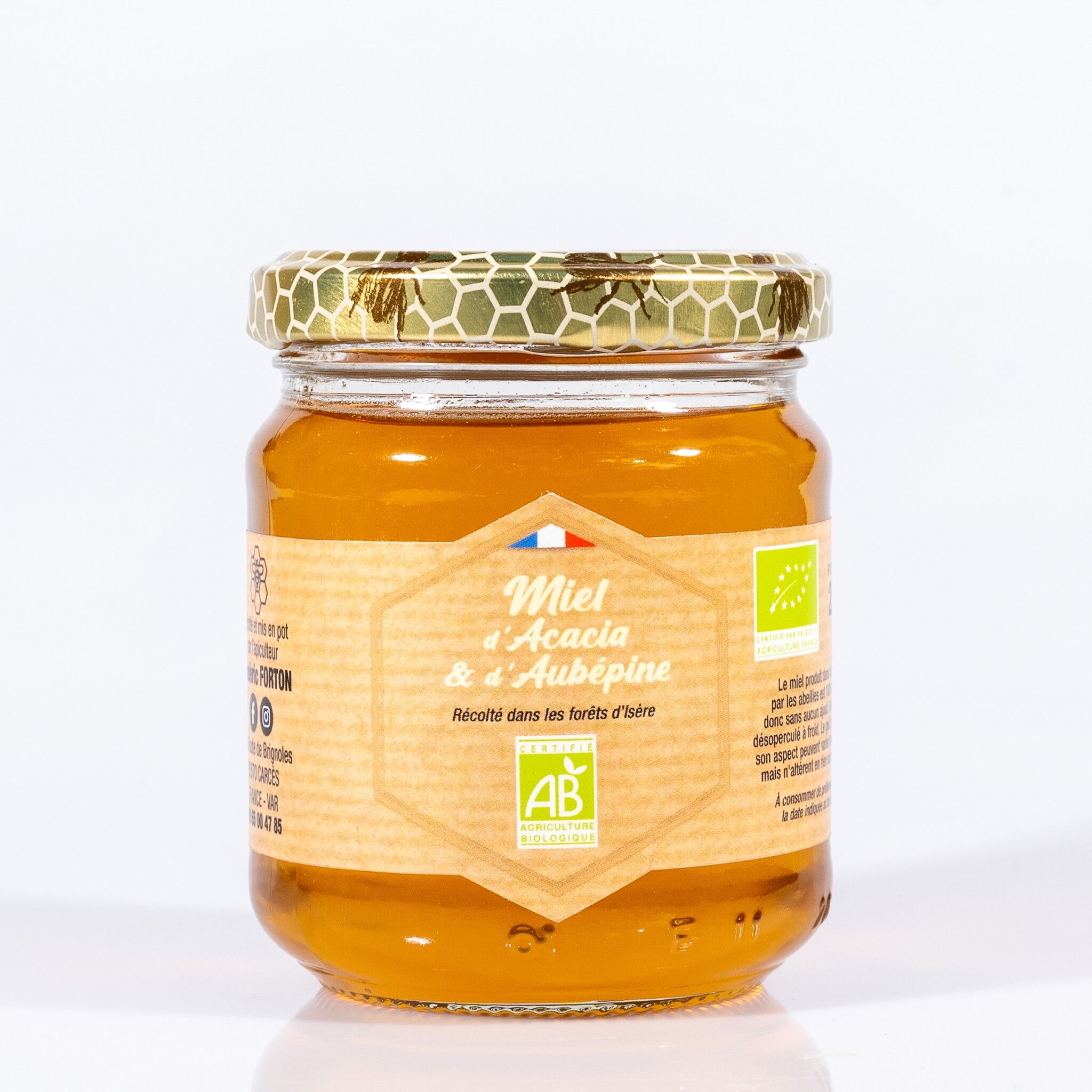 Miele di acacia e biancospino 250g