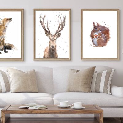 Fox, Squirrel & Stag Collection