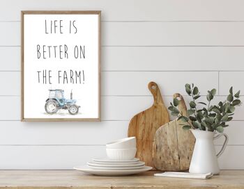 La vie est meilleure à la ferme - Tracteur 3