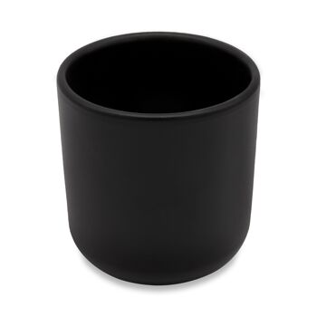 Tasse en grès noir mat 400 ml : tasse en céramique faite à la main 3