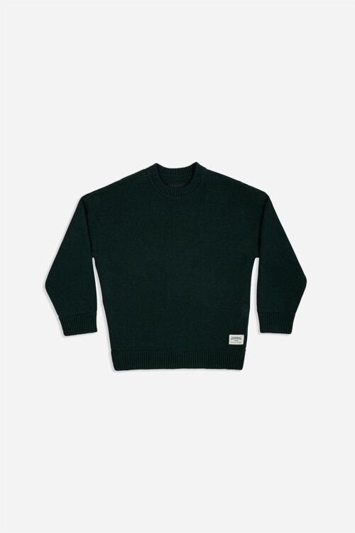 GOODBOIS - CLAIM KNIT CREWNECK GREEN