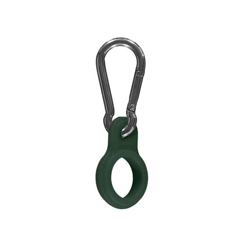 MATTE GREEN CARABINER ⎜mosquetón para termo • botella isotérmica • botella de agua reutilizable