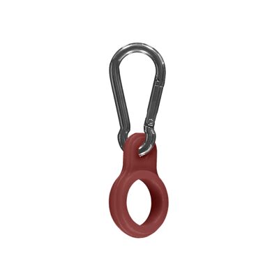 MATTE RED CARABINER ⎜ carabiner for thermos flask • water bottle • reusable drinking bottle