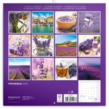 Calendrier 2023 Provence Lavande 3