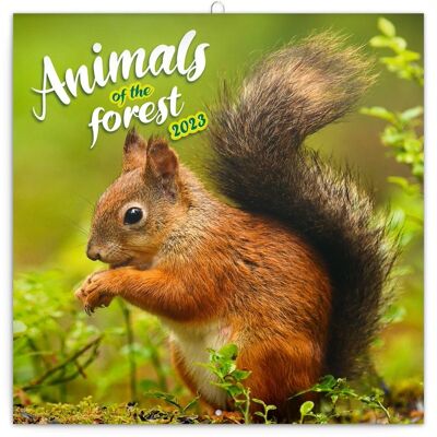 Calendar 2023 Animals of the forest