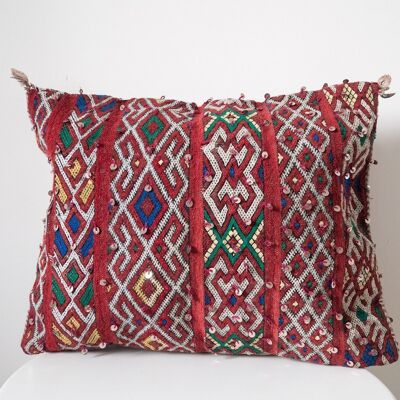 VINTAGE MOROCCAN KILIM PILLOW - NO. 5