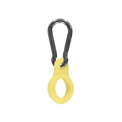 PASTEL YELLOW CARABINER ⎜ mousqueton pour bouteille thermos • bouteille d'eau réutilisable • bouteille isotherme