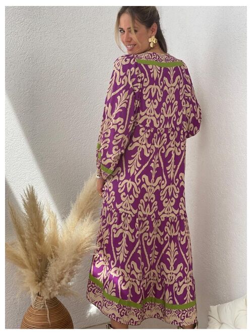 Robe vintage Lilia violet