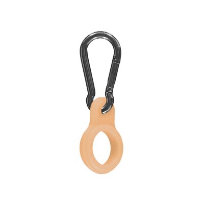 PASTEL ORANGE CARABINER ⎜ karabiner für thermosflasche • isolierte trinkflasche • wiederverwendbare wasserflasche