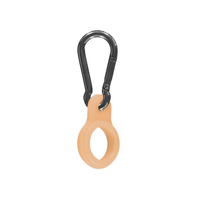 PASTEL ORANGE CARABINER ⎜ carabiner for thermos flask • insulated trinkflasche • weedable water bottle