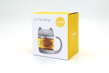 Tasse de chat de thé | infuseur à thé intégré 8