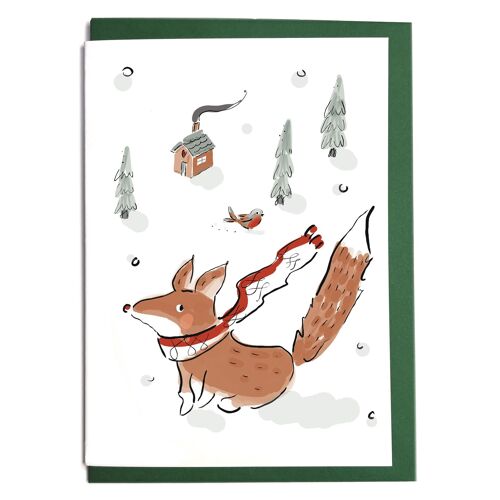 Grußkarte Magic Winter mit Umschlag
