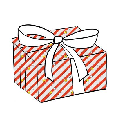 Happy Holidays wrapping paper, set of 3