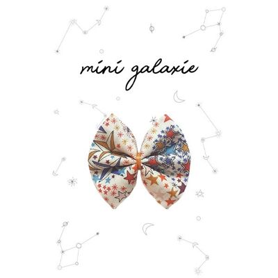 Mini multicolored Liberty bow barrette