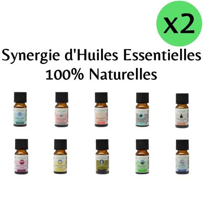 Discovery Pack - 40 100% Natural Essential Oils & Synergies and 1 free storage case