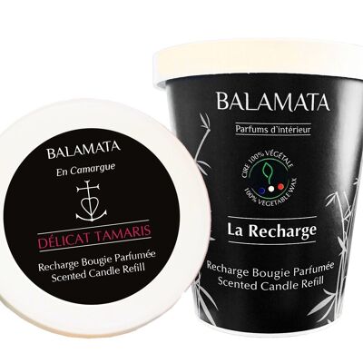 Délicat Tamaris - Recharge Bougie Parfumée 200G