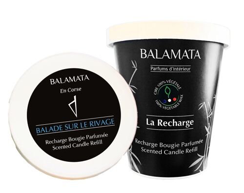 Balade Sur Le Rivage - Recharge Bougie Parfumée 200G - En Corse