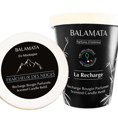 Fraîcheur Des Neiges - Ricarica per candela profumata 200G - In montagna