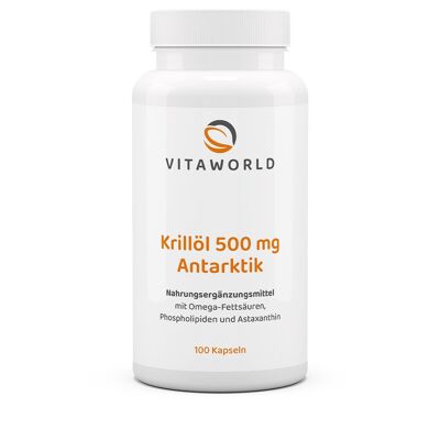 Olio di krill Antartide 500 mg (100 capsule)