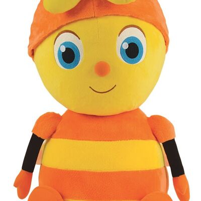 Peluche Les drôles de petites bêtes, Mireille l'abeille 80 cm