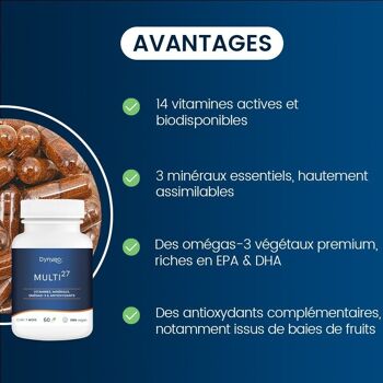 Multivitamines Multi 27 - 60 gélules 4