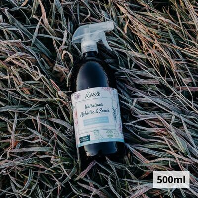 Spray Valériane, Achillée, & Souci 500 mL - protection contre le gel et la grêle
