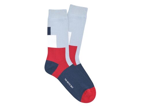 Socks Fibonacci Red/Blue