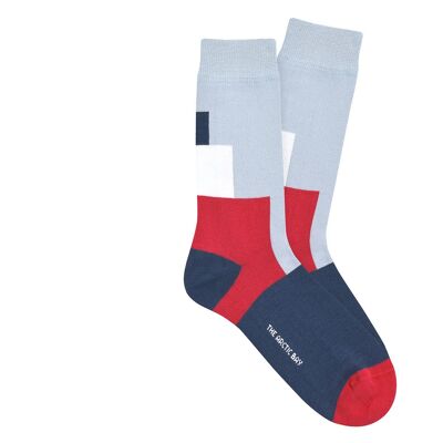 Socks Fibonacci Red/Blue