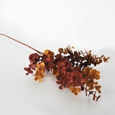 Branche d'eucalyptus brun - 62cm - Fleurs artificielles