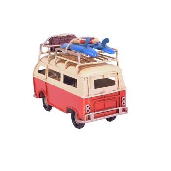 Minibus en Métal Rouge 11cm 2