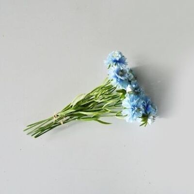 Arrangements floraux - Scabiosa bleue - Fleurs artificielles