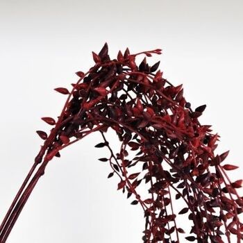 Branche de feuillage bordeaux - 88cm - Fleurs artificielles 7
