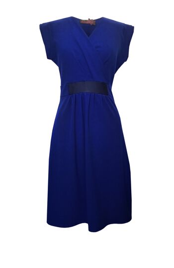 Robe AMANDA bleu roi 2