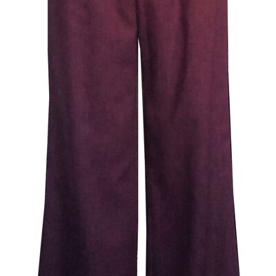 Heather burgundy LULU trousers